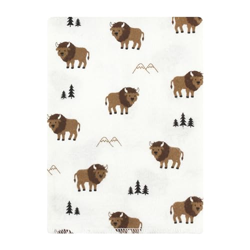 Luvable Friends Hudson Baby Flannel Burp Cloths 12pk, Buffalos2
