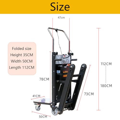 Carretilla eléctrica para escaleras carga pesada 500 kg miniatura 7