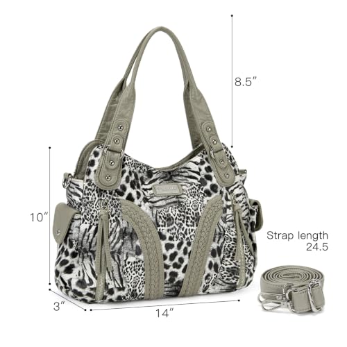 Image of Montana West Hobo Bag Soft Handbag with Crossbody Strap | Everyday Use Purses for Women, Large Capacity Handbag, Casual Hobo Bag