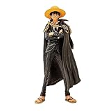 NINJAMO Monkey D. Luffy Action Figure One Anime Piece King Black Suit Edition Collectible Desk Prop