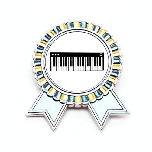 Broche pour piano électrique en métal taille M avec sons de vitalité