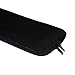 Wanty Black Color Neoprene New Portable Zipper Carry Case Cover Sleeve Skins Pouch Bags for Logitech Easy-Switch K810 / K811 and Apple MC184LL/B MC184CH and MLA22LL/A Wireless Bluetooth Keyboard