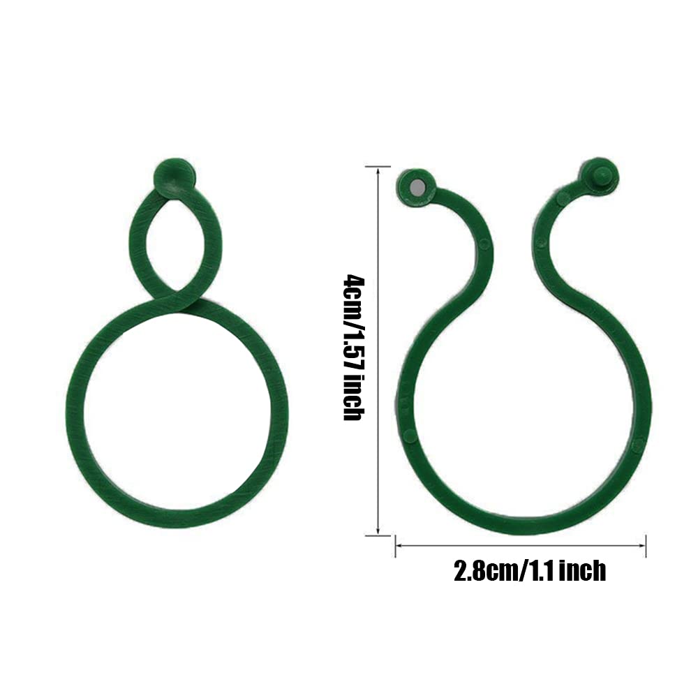 500 Pièces Clips Support Plantes - Anneaux Réutilisables Pour Tomates, Vignes Et Plantes Grimpantes