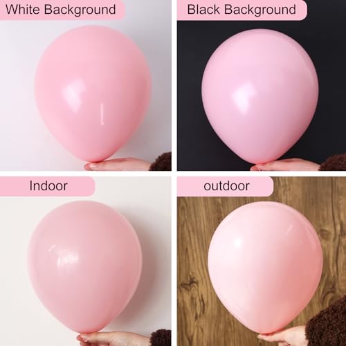 Image of RUBFAC Pink and Blue Balloons 129pcs Different Sizes Pack of 18 12 10 5 Inch, Latex Gender Reveal Balloon Garland Arch Kit for Birthday Party Wedding Anniversary Baby Shower Decoration