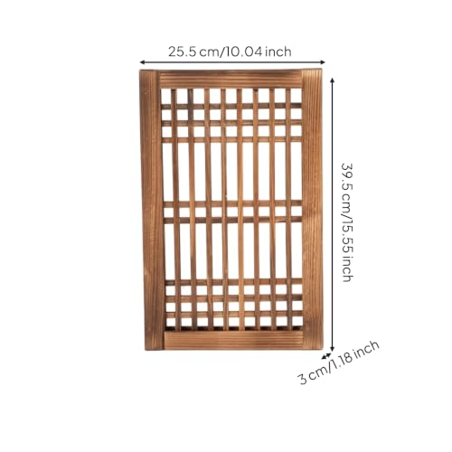 Celosía madera diseño versátil compacto 39.5x25.5cm 6