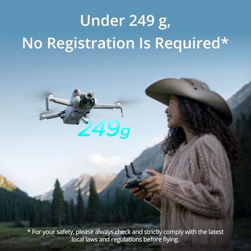 dji mini 4 pro fly more combo with dji rc 2 drones with camera for adults 4k under 0549 lbs249 g 3 batteries for up to 102 mins flight time smart return to home drone for beginners