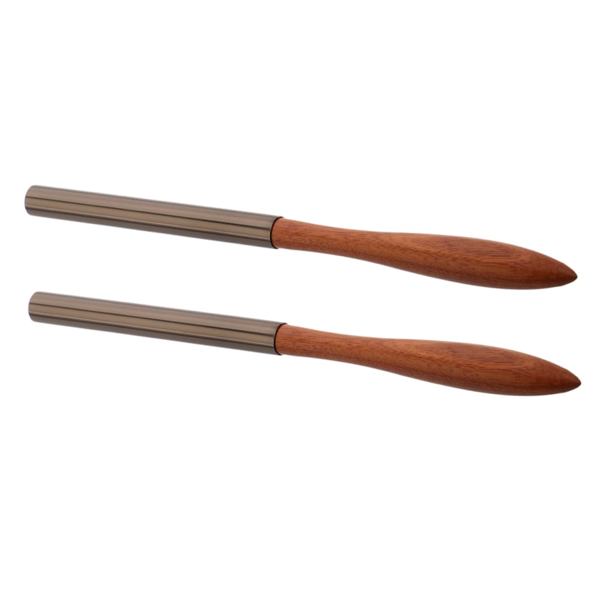 LIFKOME 2 Pcs Nail Art Pen Set Multifunctional Manicure Tool Wood Handle Nail Brush for Smooth Painting Smudging