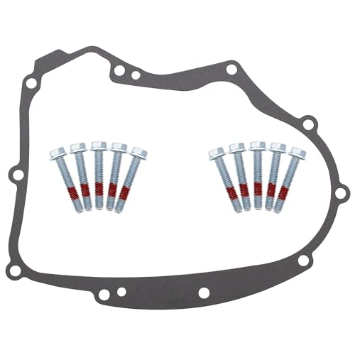 Image of iFJF 594195 Crankcase Gasket Kit with Bolts for B&S Engine Lawn Tractor | OE 594195 273488 697227 591911, for B&S Small Engine Models, Lawn Tractor 74590-74814, DIY Labor Savings, High-Strength Wear
