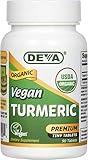 Deva Vegan Vitamins Turmeric Organic, 90 Count