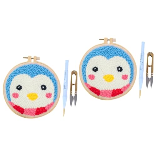 Matériel de punch needle NUOBESTY pour broderie relief sans effort
