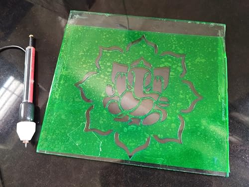 Image of Stencil and Sticker Cutter, Fixed Tip Vinyl OHP Mylar Plastic sheet Fine detail design Cutting Pen