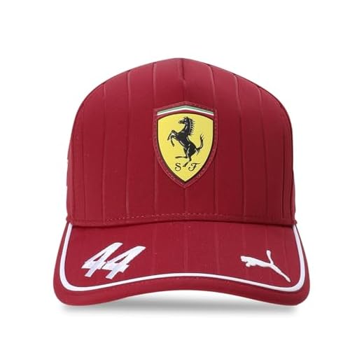 PUMA Scuderia Ferrari F1 2025 Lewis Hamilton Kappe - Rot - Einheitsgröße