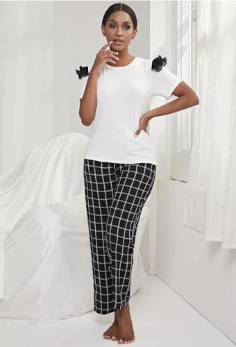 Pyjama femmes ensemble manches courtes pour des soirées cocooning - 4