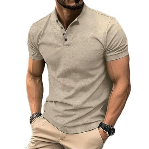 Chemise d'été à manches courtes pour homme col rabattable vintage