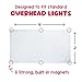 Educational Insights The Original Fluorescent Light Filters: Whisper White 4-Pack, Fluorescent Light Covers, Easy Install For Classrooms, Office, Hospitals & Home, Teacher Classroom Must Haves