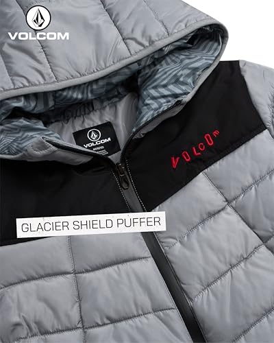 Volcom Boys' Puffer Jacket - Glacier Shield Quilted Winter Jacket with Hood - Insulated Outerwear Jackets for Boys (4-18)3