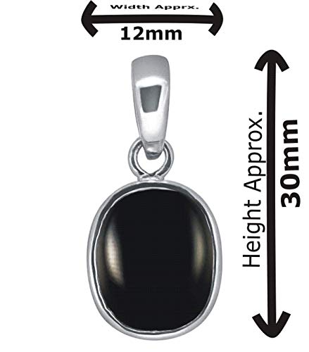 Pendentif en pierre noire Sulemani Hakik pour équilibre et force - 2