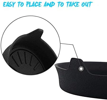 ArtJ4U Car Coasters for Cup Holders Durable Silicone Coasters,Removable Universal Vehicle Cup Holder Coasters Set of 4 Pack,3.15 FT Fit Your Vehicle's Cup Holders(4 Pack)