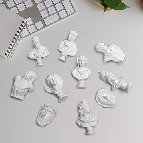 Figuras mini de mitología griega 10 piezas resina decoración miniatura 2