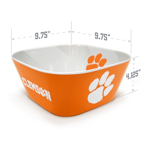 Image of YouTheFan NCAA Clemson Tigers Large Party Bowl