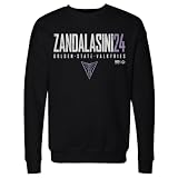 500 LEVEL Cecilia Zandalasini Golden State Valkyries Elite Crewneck Sweatshirt (Black, Large)