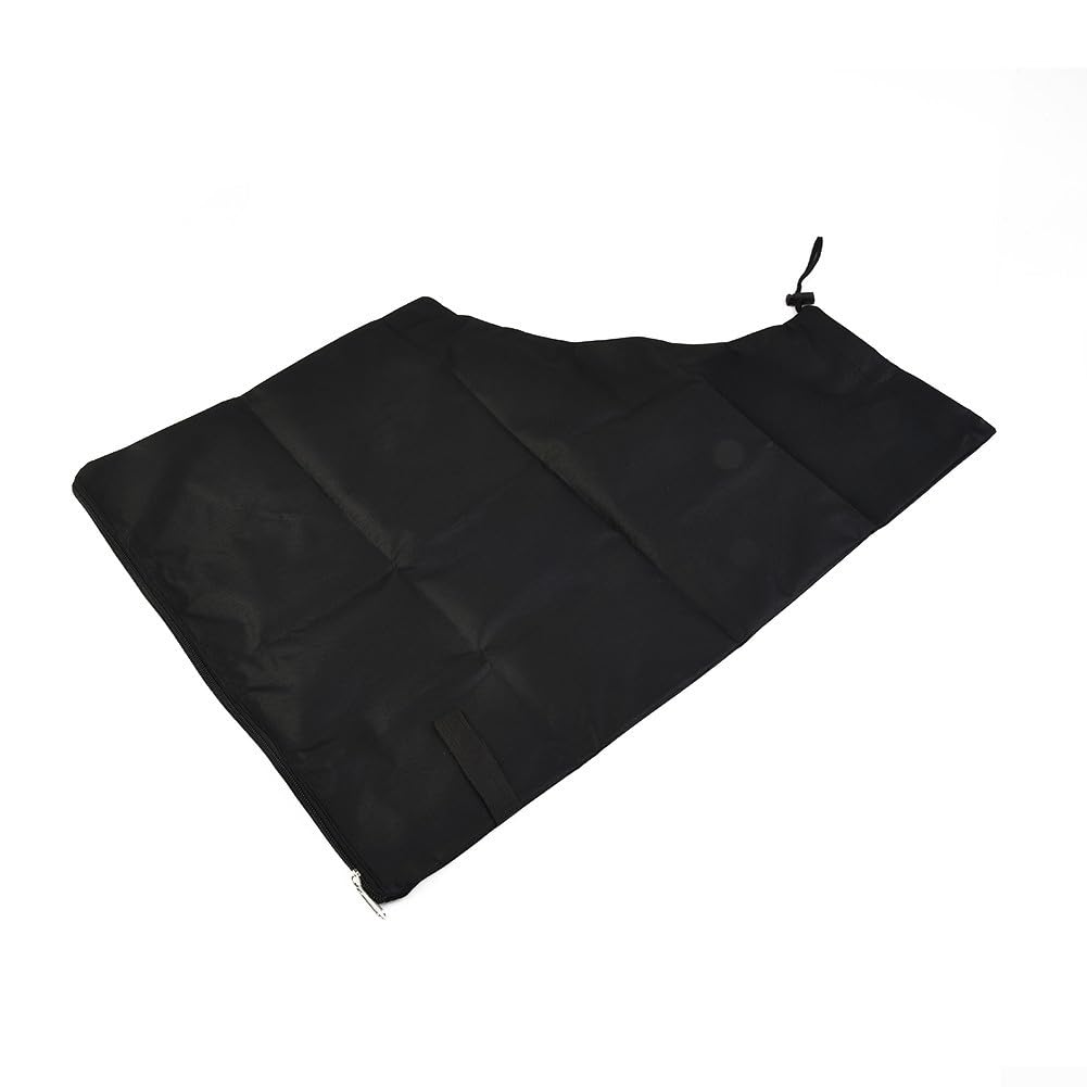 Zilimontt Leaf Blower Vacuum Bag,Vacuum Bag For Leaf Blower Shredder Sewn,Leaf Blower Bag,Garden Vacuum, Garden Accessories Garden Lawn Yard Shredder Replacement Leaf Bag(Black)