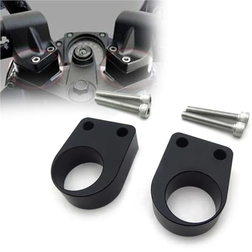 Entretoises guidon 1" Kawasaki Ninja 300 rehausse ergonomique contre douleurs