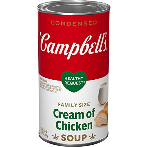 Campbell's Condensed Heart Healthy Cream of Chicken Soup, 22.6 oz Family Size Can