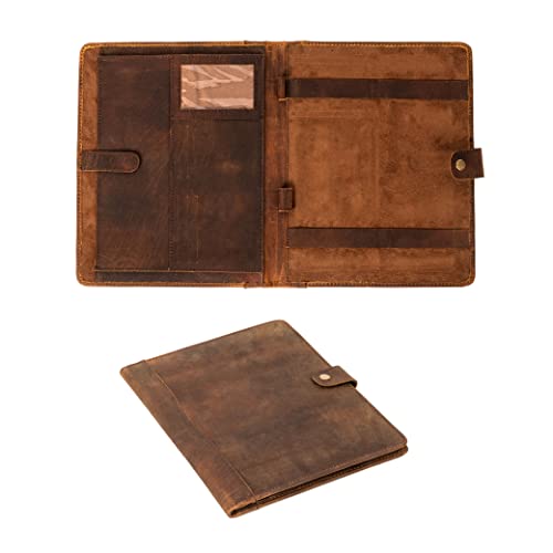 Leather Portfolio - Professional Portfolio Organizer, Resume Folder, Leather Padfolio For Men And Women, Business Portfolio With Cardholder, Portfolio Folder - Leather Folder #TOP23