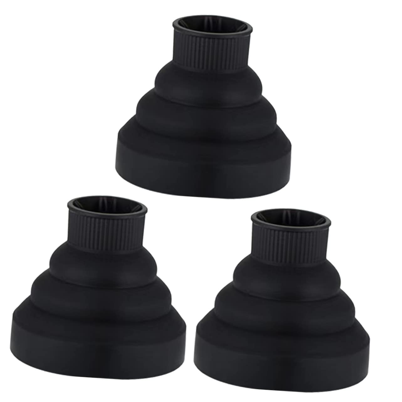 Cabilock 3pezzi Diffusore Per Asciugacapelli Accessorio Per Styling Ricci e Protezione Termica e Asciugatura Rapida Viaggio Compatibile Con Phon Standard