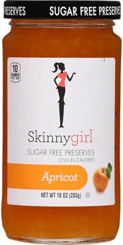 Skinnygirl Sugar Free Kosher Preserves, Apricot, 10 Ounce