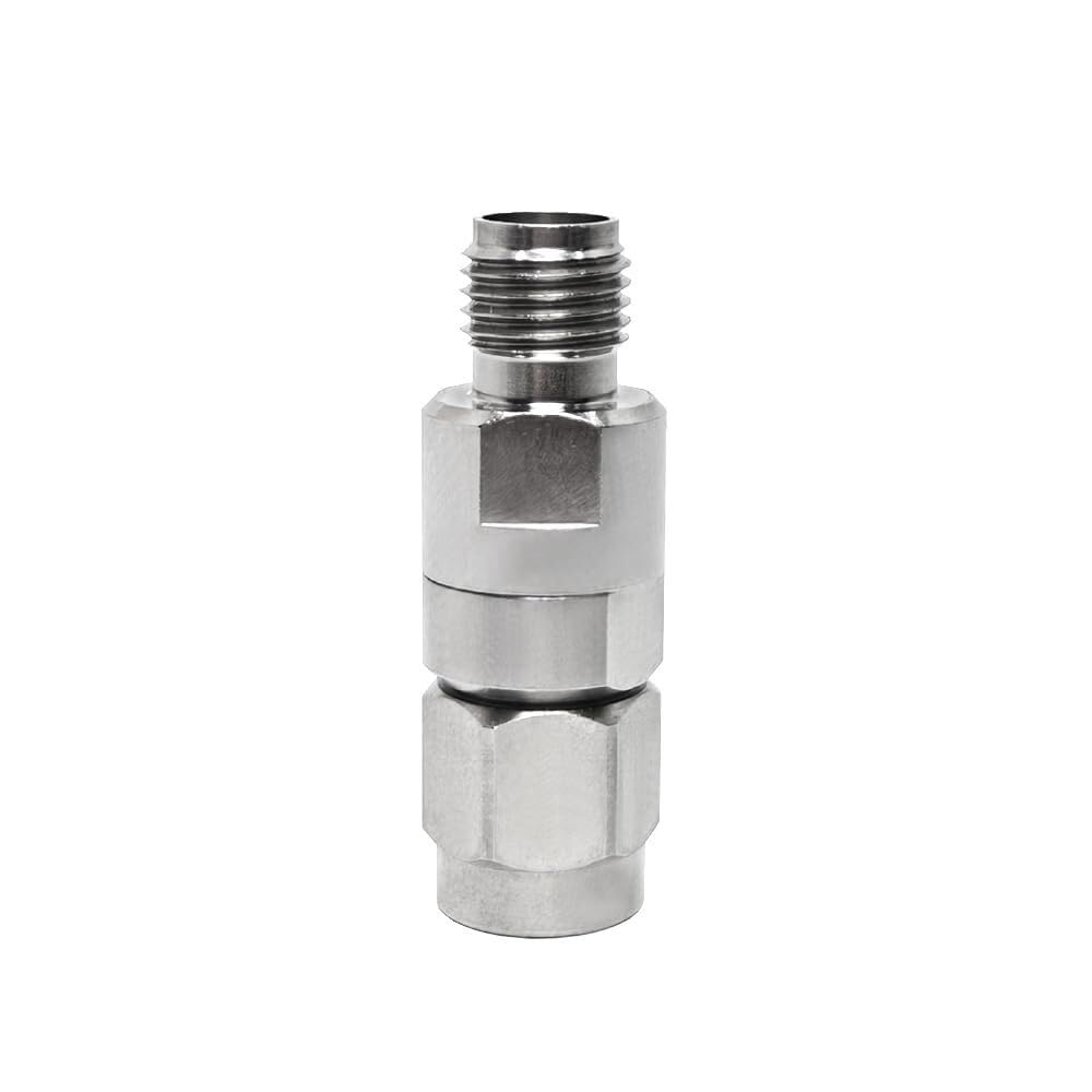 Adaptateur coaxial Haute Tension 0-18G SMA mâle vers Femelle en Acier Inoxydable - Plage de fréquences DC-18 GHz,