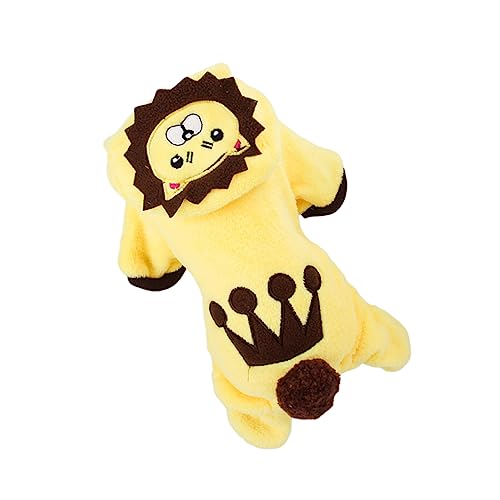 Disfraz León para Perro XS LIOOBO miniatura 6