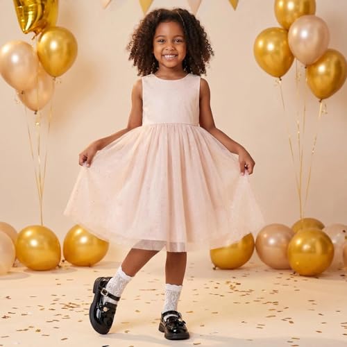 Image of Girls Mary Janes Shoes Toddler Dress Shoe School Uniform Oxford Flats | Elegance Comfort Cute Sweet Functional Sturdy Fit Widen Soft cushioned Non-slip Party Wedding Christmas Easter Gifts