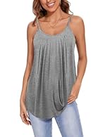 SIZE: Model is wearing a size small (Height: 5'77",Bust: 33.85",Waist: 24.8",Hip: 36.6"). Summer Spaghetti Strap Top: Scoop neck, solid color/ floral print, adjustable spaghetti straps, pleated, flowy, loose fit, sleeveless. Styles: Women pleated top...