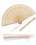 20 Piezas Abanicos Personalizados de Madera para Bodas Abanicos Boda para Invitados Abanico de Madera Personalizados para Bodas, Fiestas y Decoraciones (20)