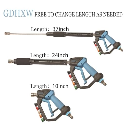 GDHXW 5000 PSI Pressure Washer Gun with Foamer