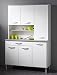 Produktbild expendio Küchenschrank Seamus 22 120x181x44 cm weiß grau Schrank Buffetschrank Buffet Küche Küchenbuffet Anrichte
