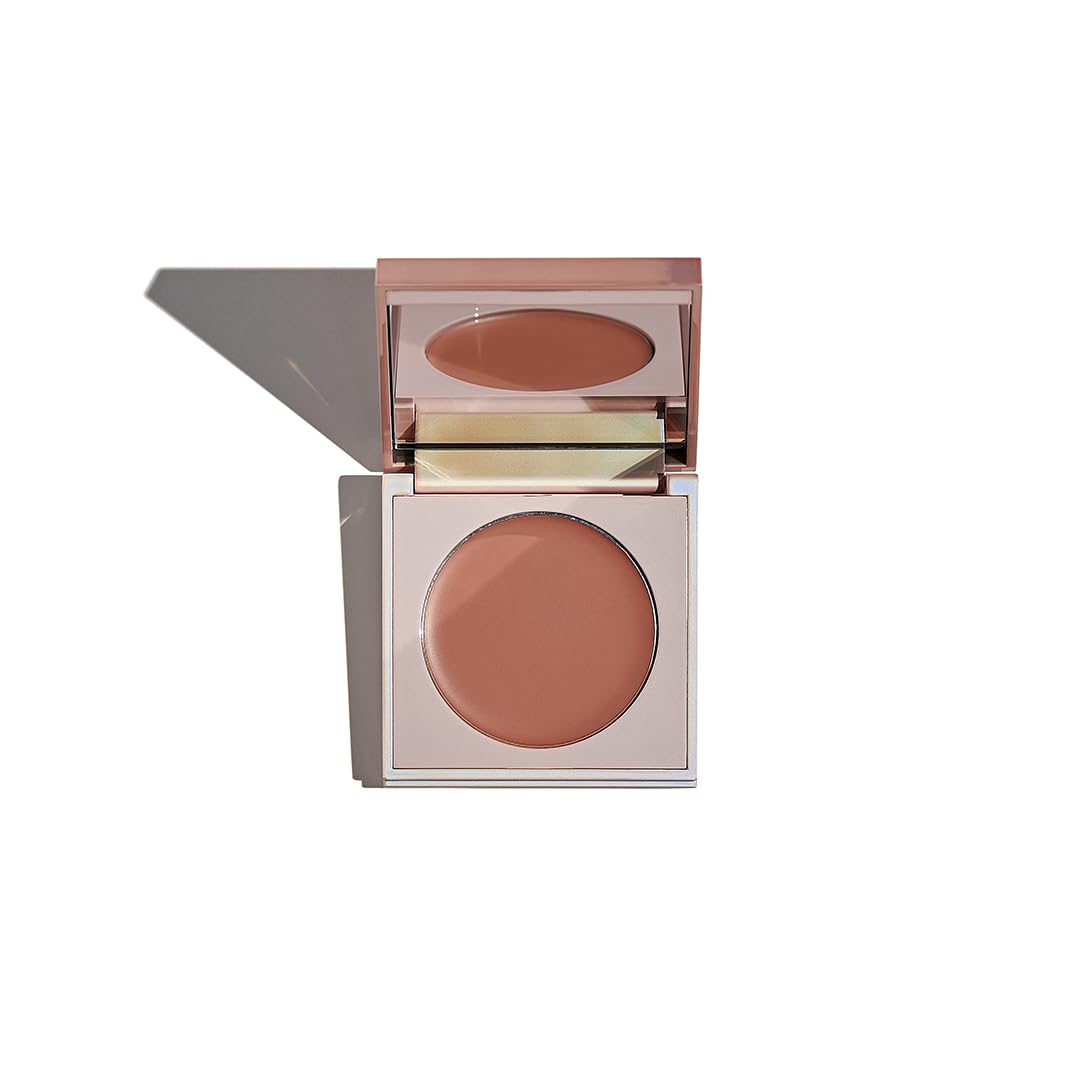 Sigma Beauty Cream Blush (Cor-de-Rosa - Earthy Rose Sheen) — Hydrating Cream Blush for Cheeks and Lips, Lightweight, Buildable Sheen Formula with Nourishing Ingredients