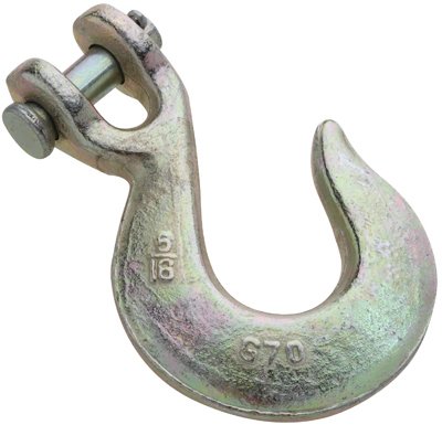 N282-103 0.31 in. Yellow Chromate Clevis Slip Hook