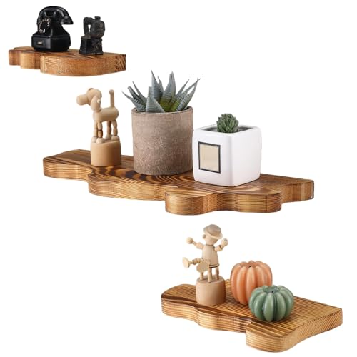 floating shelves pine