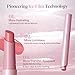 JOOCYEE Long-Lasting Glossy Lipstick Velvet Rouge, Diamond Pink Shimmer Hydrating Volumizing Lip Plumper High Shine Lip Gloss Non-Sticky Sheer Glow