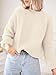 PRETTYGARDEN Women's Fall Oversized Sweaters Dressy Casual Long Sleeve Chunky Knit Winter Pullover Tops 2026 Holiday Outfits (Beige,Medium)