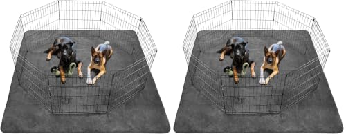 Image of Washable Pee Pads for Dogs 72x72: 4-Layer Extra Large Reusable Puppy Pad Non-Slip Backing, Waterproof Dog Pee Pad Washable for Potty Training, Playpen, Senior Dogs, Whelping, Incontinence (Pack of 2)