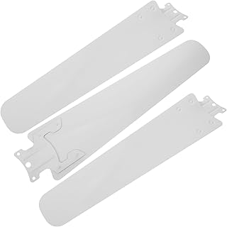 LOEFLIFA 3 Piezas aspas del ventilador de techo admiradores industrial reemplazo pequeño extensión de la varilla del ventilador de techo suministro de ventilador planchar blanco