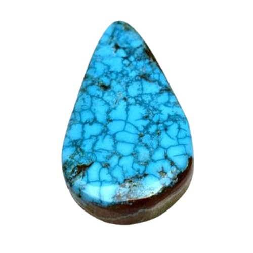 Cabochon turquoise naturelle unique pour création de bijoux haut de gamme