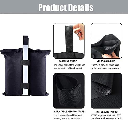 Scocanopy Weight Bags For Canopy Tent Gazebo, 4 Pack Sand Bags Only, (Blue) #TOP5