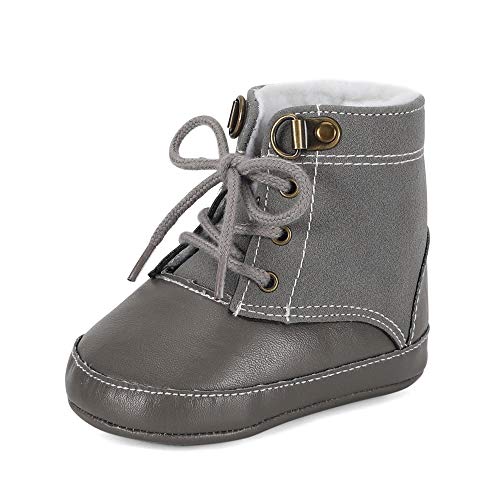 ESTAMICO Infant Baby Bowknot Knitted Warm Winter Snow Boots2