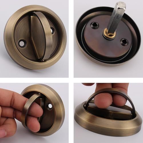 Serrure de porte invisible en acier inoxydable finition argent - 7