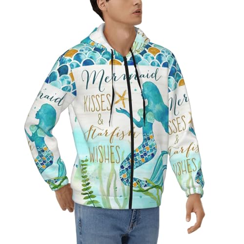 Sweat à capuche thermique homme zippé et chaud contre le froid